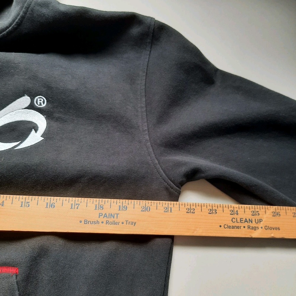 Abu Garcia Hoodie Adult Small Black Sweatshirt‎ Fishing Revo Fleece Sweater - Picture 9 of 11